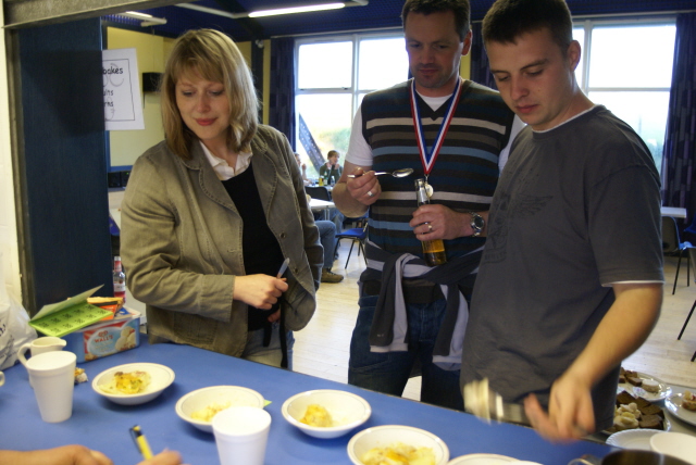 Judging the tattie bake off