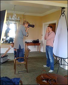 Posing for some photos