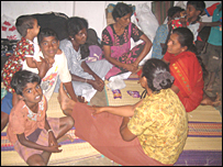 War refugees in Mannar