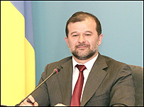 Балога йде з Нашої України, проте залишається з Ющенком