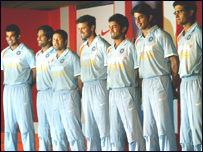 भारतीय टीम के कुछ सदस्य