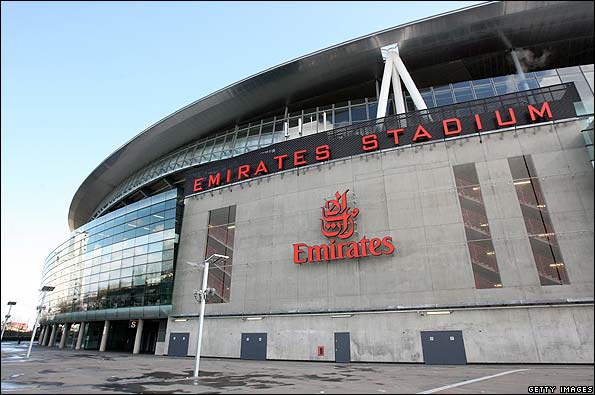 Arsenal's Emirates Stadium