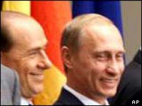 Путін і Берлусконі