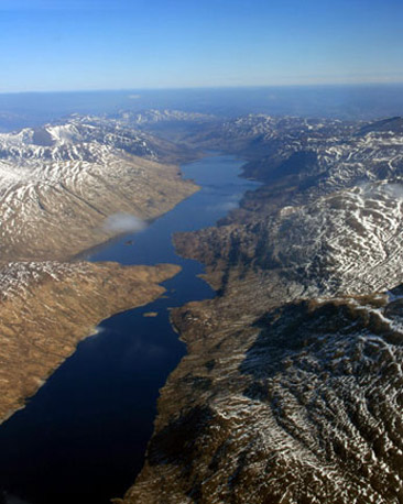 Bird's eye view near Carnach