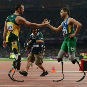 Pistorius y Oliveira