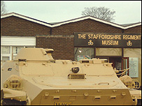Staffs Regt Museum entrance