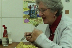 Pauline takes three buses just to eat her favourite food at a chippie where they make wheat-free batter for her fish and chips.