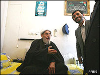 احمدی نژاد و فاضل لنکرانی