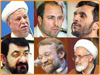 کانديداهای تاييد صلاحيت شده