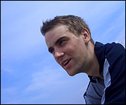 Edward Genochio - on his bike again!