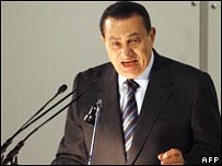 Hosni Mubarak, presidente do Egito