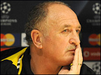 Huấn luyện viên Chelsea Luiz Felipe Scolari 