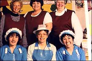 Margaret (bottom centre) and her colleagues.
