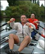 The team in training