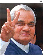 Indický premiér Vádžpají