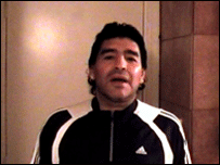 Maradona trong thông điệp video