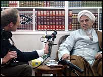 آیت الله صانعی - عکس از سایت آیت الله صانعی