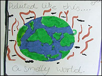 Smelly world poster from Risby Primary School
