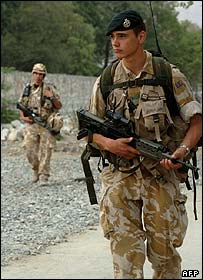 سربازان بريتانيايی در افغانستان