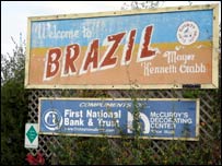 Outdoor na entrada de Brazil, Indiana