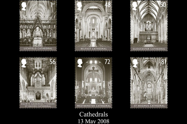 Cathedral stamps