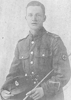 Andrew McIntosh, RAMC. Wounded at Ypres on 19th Oct 1917.