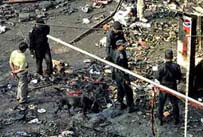 Patlamanın meydana geldiği bölge