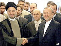 منوچهر متکی و عبدالعزيز حکيم