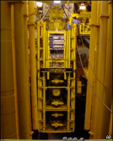 El BOP, dispositivo para detener el derrame de crudo