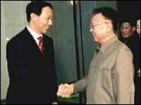 Lãnh tụ Kim Chính Nhật gặp đặc sứ Trung Quốc