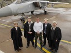 MDDC team at a press call at RAF Leuchars (photo courtesy of Dee Day)