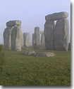 Picture of Stonehenge in the mist