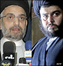 عبدالعزیز حکیم و مقتدی صدر