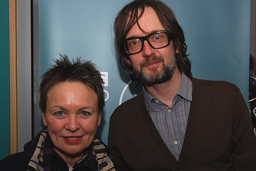 Jarvis Cocker and Laurie Anderson