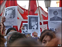 Arjantin'de diktatörlüğe karşı gösteri