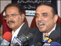  آصف علی زرداری اور مخدوم امین فہیم