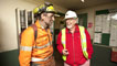 Rolf gets a tour of the colliery...