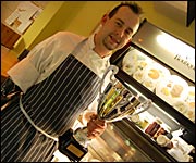 Seth Ward with his trophy