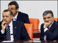 عبدالله گل و رجب طیب اردوغان