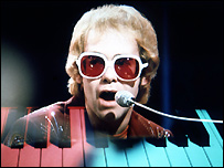 Elton John in the 1970s