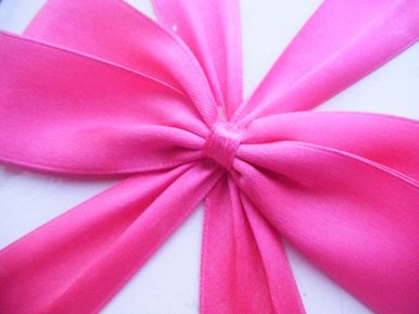 Pink bow
