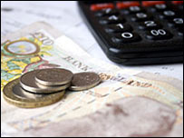 硬币、纸币和计算器