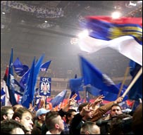 Serbian nationalist rally