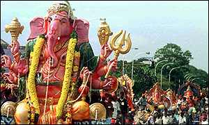 Bůh Gáneš má podobu slona