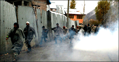 کشمیر، الیکشن مخالف مظاہرے