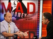 Jim Cramer e John Stewart