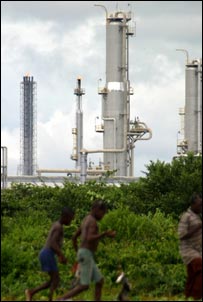 Produção de petróleo na Nigéria