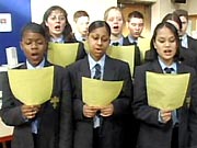 The Nottingham Bluecoat School choir