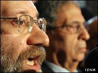 لاريجانی و عمرو موسی