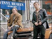 Philip Glenister and John Simm in Life On Mars